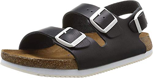 Birkenstock Herren Milano Sl Sandalen, Schwarz (Noir), 40 EU von BIRKENSTOCK