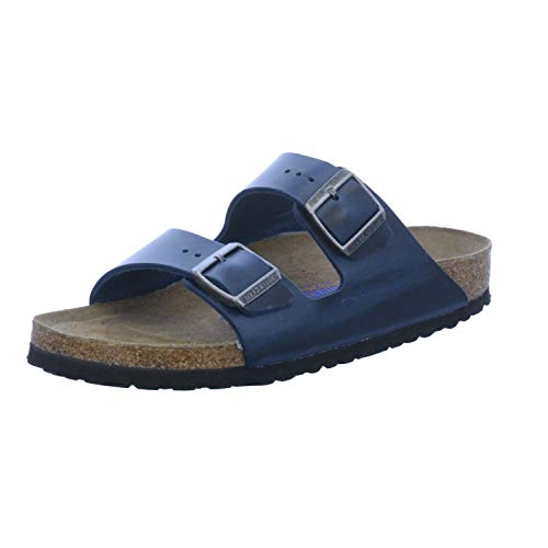 Birkenstock Herren Slides, Navy, 45 EU von BIRKENSTOCK