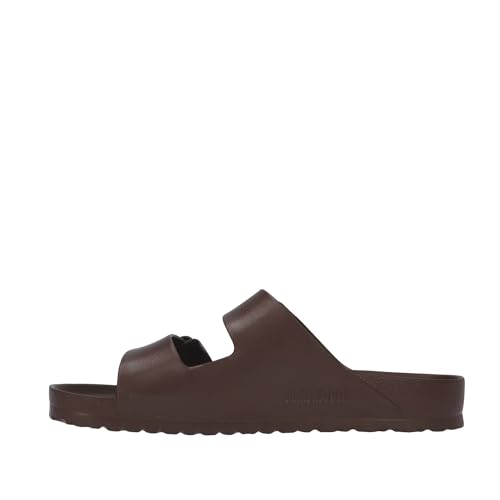 BIRKENSTOCK Pantoletten für Herren, braun Gr.45 von BIRKENSTOCK