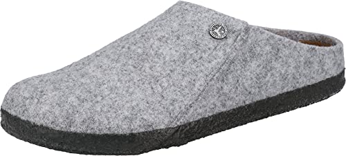 BIRKENSTOCK Herren Zermatt Standard Wollfilz Pantoffeln, Grau Light Grey Light Grey, 39 EU von BIRKENSTOCK