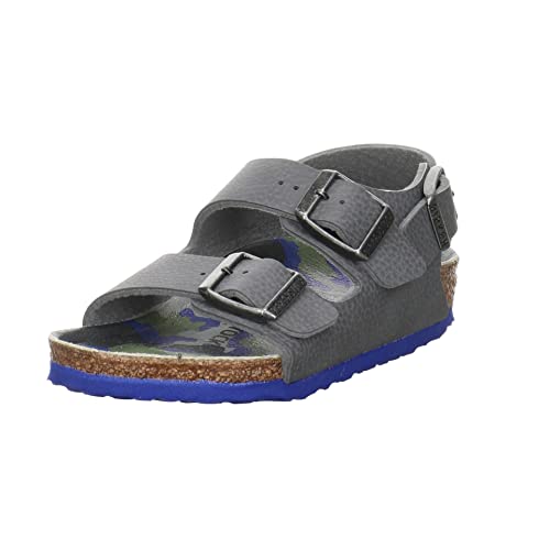 BIRKENSTOCK Jungen Sandalen Schuhe Milano Sandale Synthetik Kinderschuhe uni blau mädchen von BIRKENSTOCK