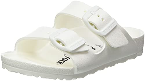 Birkenstock Jungen Unisex Kinder Arizona Sandale, weiß, 32 EU von BIRKENSTOCK