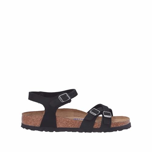 BIRKENSTOCK KUMBA 1029526 schwarz Schwarze Damen Sandalen Schnallen Leder 38 von Birkenstock