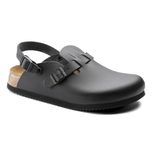 Birkenstock Superlauf Herren Clogs Kay SL Schwarz - NORMALES Fußbett 44 von Birkenstock