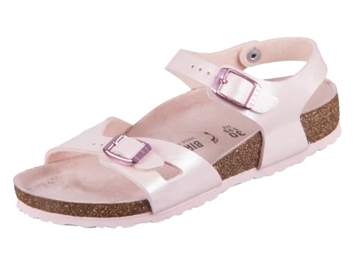 BIRKENSTOCK Kinder Rio BF Sandale, graceful light rose, 35 von BIRKENSTOCK