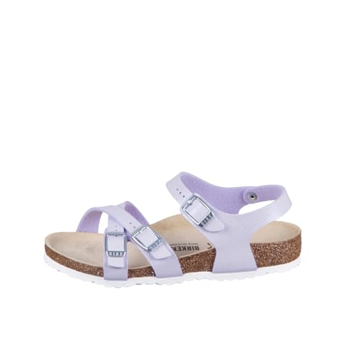 BIRKENSTOCK Kumba Kids 1026907 Shiny Lizard Purple Fog Shiny Lizzard Birkoflor Shiny Lizzard Birkoflor Blau (Shiny Lizard Purple Fog), 29 von BIRKENSTOCK