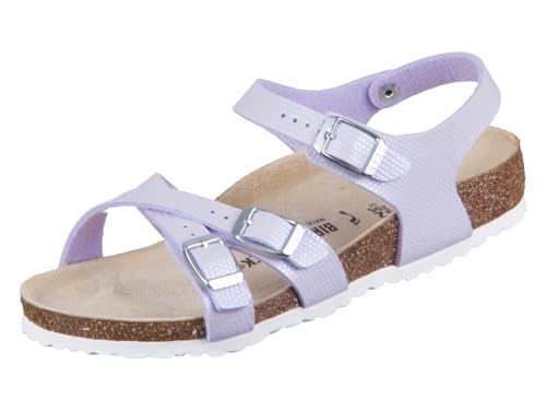 BIRKENSTOCK Kumba Kids 1026907 shiny lizard purple fog shiny lizzard Birkoflor shiny lizzard Birkoflor Blau (shiny lizard purple fog), 29 von BIRKENSTOCK