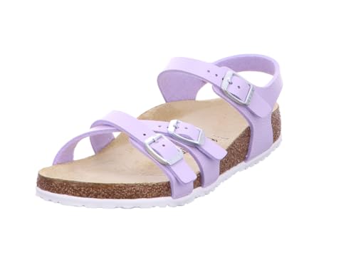 BIRKENSTOCK Kumba Kids 1026907 shiny lizard purple fog shiny lizzard Birkoflor shiny lizzard Birkoflor Blau (shiny lizard purple fog), 30 von BIRKENSTOCK