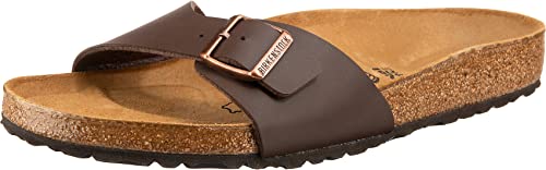 Birkenstock Herren Madrid Birko Flor Clogs, Braun (Brun Foncé) von BIRKENSTOCK