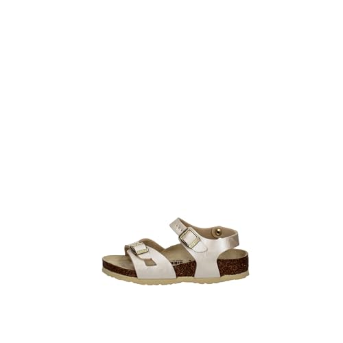 BIRKENSTOCK Mädchen Sandale, beige(gracefulpearlwhite (08234)), Gr. 26 von BIRKENSTOCK