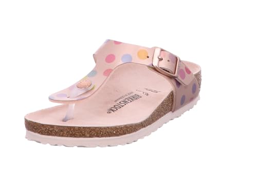 BIRKENSTOCK Mädchen Zehentrenner Gizeh Kids BS Electric Metallic Dots Cooper (eu_footwear_size_system, little_kid, women, numeric, medium, numeric_31) von BIRKENSTOCK