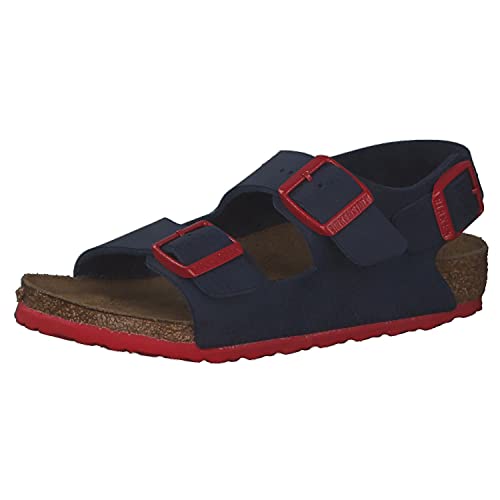 Birkenstock Milano Sandale, Desert Soil Blue Red, 30 EU Schmal von BIRKENSTOCK