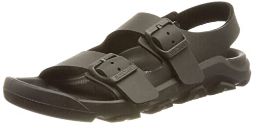 BIRKENSTOCK Mogami Kids BF Jungen,Kinder,Sandalen,Synthetik,pflegeleicht,pflegeleicht,breiter Riemen,große Schnalle,Black,32 EU von BIRKENSTOCK