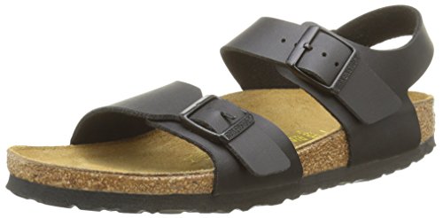 Birkenstock New York Sandalen, Schwarz Noir Noir, 34 EU Schmal von BIRKENSTOCK