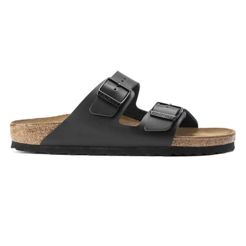 BIRKENSTOCK 051193 Arizona black, Natural Leather Herren Black EU 38 von Birkenstock