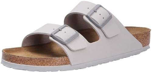 BIRKENSTOCK Pantoletten für Herren, grau Gr.42 von BIRKENSTOCK