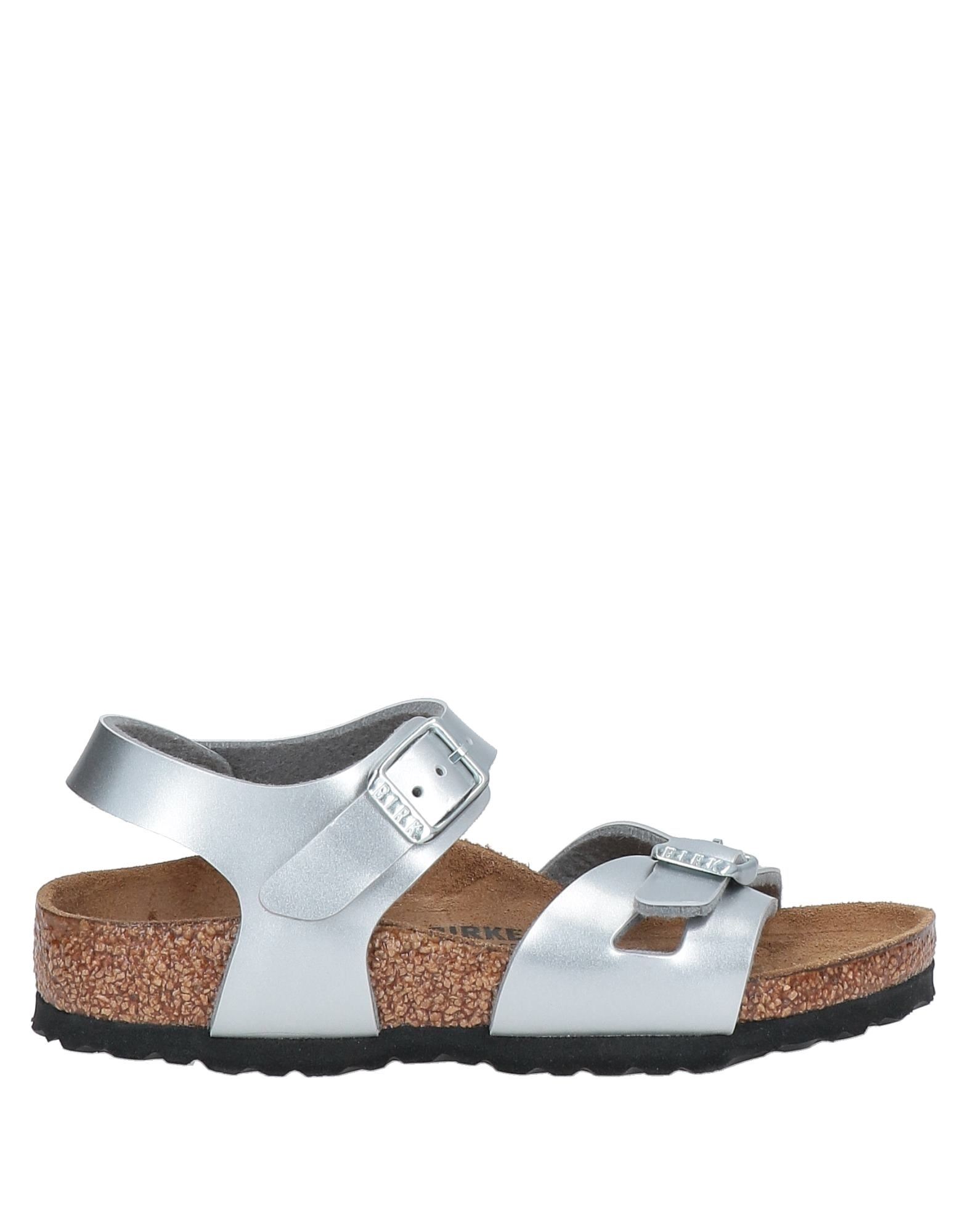BIRKENSTOCK Sandale Kinder Silber von BIRKENSTOCK