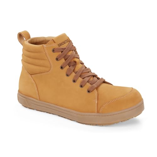 BIRKENSTOCK Sicherheitsschnürschuh Knöchelhoch Schutzklasse S3 Stahlkappe Antistatisch Durchtrittsicher - Obermaterial Leder - Modell QS 700 1020848 Größe 44 von Birkenstock