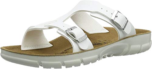 BIRKENSTOCK Sofia BF - Zuecos de Material sintético Mujer, Color Blanco, Talla 41 von BIRKENSTOCK