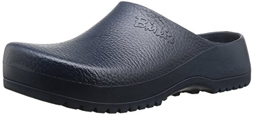 Birkenstock Super Birki Clog Erwachsene Clog Kork-Latex-Fußbett Sohlenprofil, Groesse 37, marine von BIRKENSTOCK