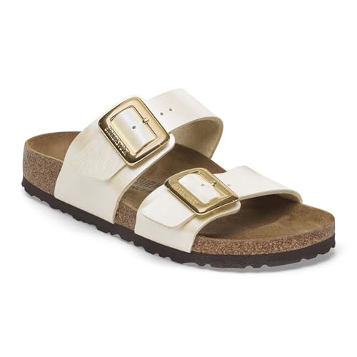 Sydney Cushion Buckle Birko-Flor Graceful Pearl White Normale Weite Gr. EU 41 von BIRKENSTOCK