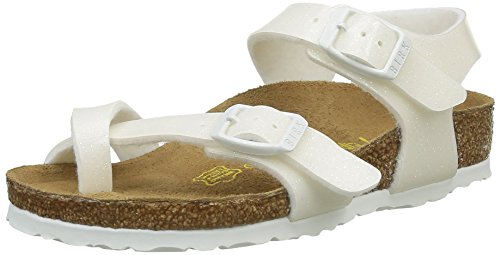 Birkenstock Taormina, Mädchen Sandalen, Weiß - Weiß - Blanc (Magic Galaxy White) - Größe: 27 von BIRKENSTOCK