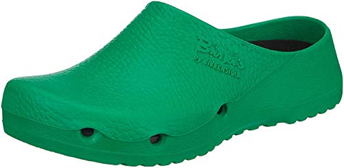 BIRKENSTOCK Unisex-Erwachsene 63050 Birki Air Antistatic Damen & Herren Clogs, Pantoletten, Sandalen Grün (Green), EU 39 von BIRKENSTOCK