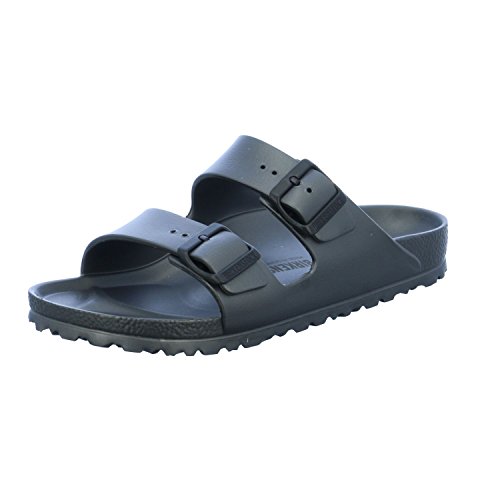 BIRKENSTOCK Unisex Erwachsene Sandale Arizona Eva schmal, metallic anthracite 1001498 von BIRKENSTOCK