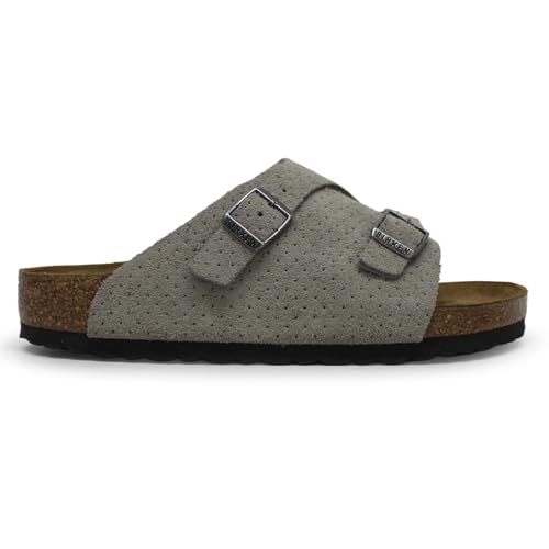 BIRKENSTOCK Unisex Zurich BS Suede Embossed Emboss Dots Stone Coin Sandalen 37 EU von BIRKENSTOCK
