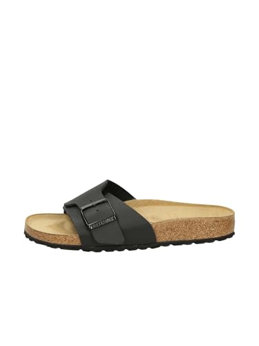 BIRKENSTOCK W Catalina Bs Bf Schmal Schwarz - Komfortable Moderne Damen Einriemen Sandale, Größe EU 43 - Farbe Black von Birkenstock