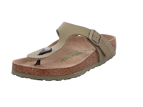 BIRKENSTOCK Women's Gizeh TEX Canvas Vegan Rivet Logo von BIRKENSTOCK