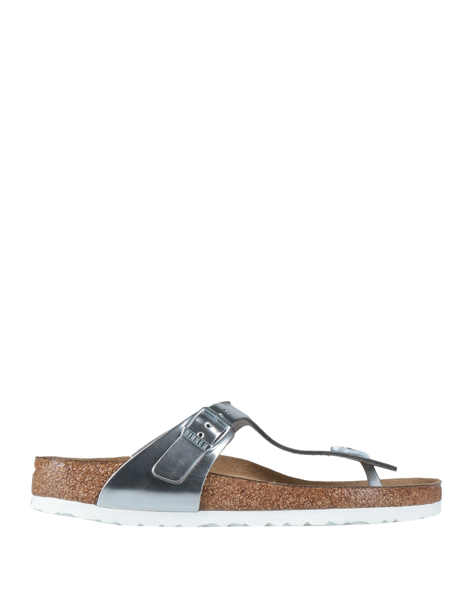 BIRKENSTOCK Zehentrenner Damen Silber von BIRKENSTOCK