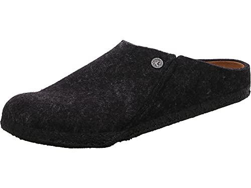 Birkenstock Herren Zermatt Standard Wollfilz Pantoffeln, Anthracite, 41 EU von BIRKENSTOCK