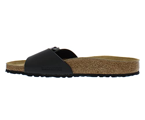 Birkenstock 0040303, Damen Madrid Birko-Flor, Schwarz - Black Birko-Flor - Größe: 42/43 EU Eng von BIRKENSTOCK