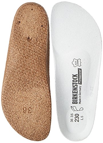 Birkenstock 1201686-44 Ersatzfußbett für Arbeitsschuhe PU Clogs A 630/640 Gr. 44, EU, Weiss Braun von Birkenstock