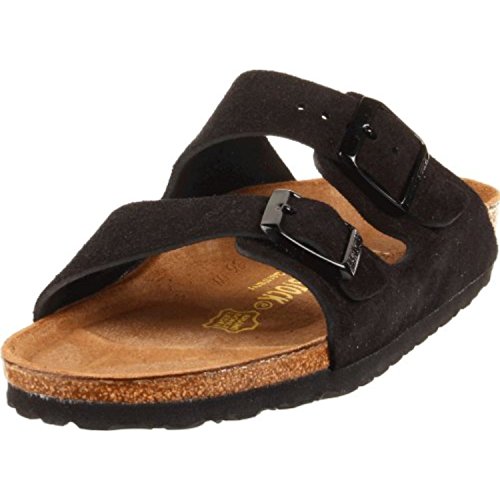 Birkenstock Arizona, Damen Hausschuhe braun 46 EU, Schwarz - Schwarz (schwarz 321) - Größe: 38 EU (normal) von BIRKENSTOCK