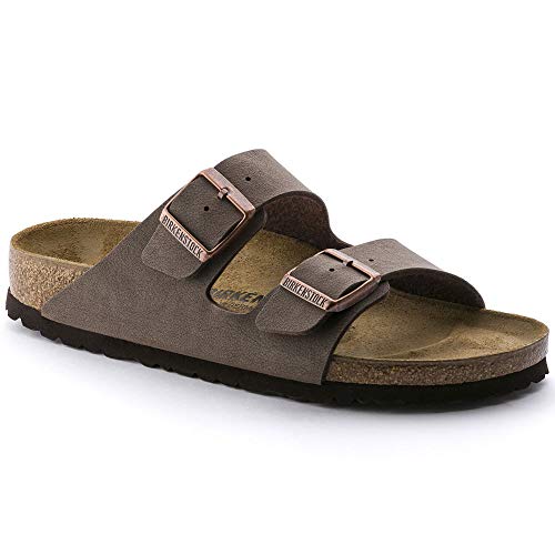 BIRKENSTOCK Classic Arizona Birko-Flor, Unisex-Erwachsene Pantoletten, Braun (Mocca), 41 EU von Birkenstock