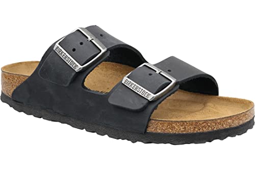 BIRKENSTOCK Arizona FL Schwarz, schwarz(schwarz), Gr. 41 von Birkenstock