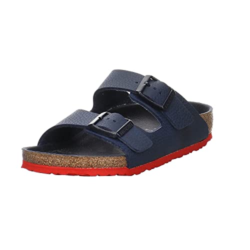 BIRKENSTOCK Arizona Kids Desert Soil Blue red, Birko Flor FLIP Flops, 32 EU von Birkenstock