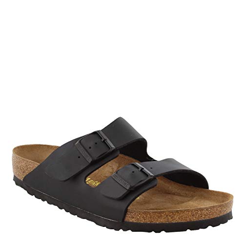 Birkenstock Arizona Sandalen (schmal), Schwarz - Mehrfarbig Black Birko Flor - Größe: 45 EU von Birkenstock