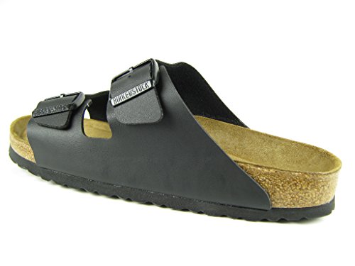 BIRKENSTOCK Classic Arizona Birko-Flor Softfootbed 551251, Pantoletten, Schwarz (Schwarz 49), 37 EU (4.5 UK) von Birkenstock