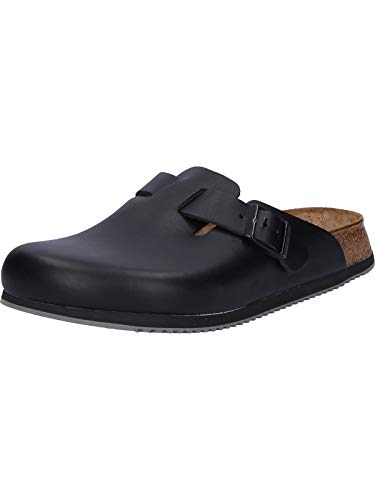 BIRKENSTOCK Boston Leder, Unisex-Erwachsene Clogs, Schwarz (Schwarz), 41 EU BIRKENSTOCK Boston Leder, Unisex-Erwachsene Clogs, Schwarz (Schwarz), 41 EU von Birkenstock