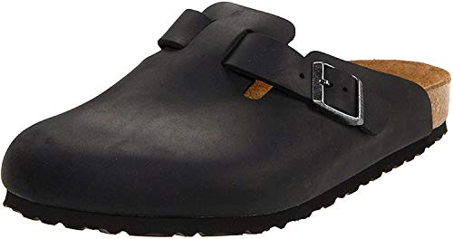 Birkenstock Unisex Boston Hausschuhe mit offener Ferse, Schwarz, 43 EU von Birkenstock
