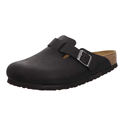 BIRKENSTOCK Boston, schwarz(schwarz), Gr. 47 von Birkenstock