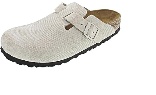 Birkenstock Boston LEVE Curdurooy S, weiß(weiß), Gr. 39 von BIRKENSTOCK