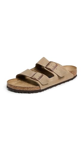 Birkenstock Classic ARIZONA Unisex-Erwachsene Pantoletten, Tobacco Oiled Leather, 37 EU F von Birkenstock