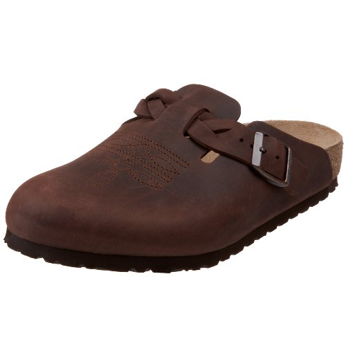 Birkenstock Classic BOSTON Unisex-Erwachsene Clogs, Gr.-46 EU, Braun-dunkel von BIRKENSTOCK