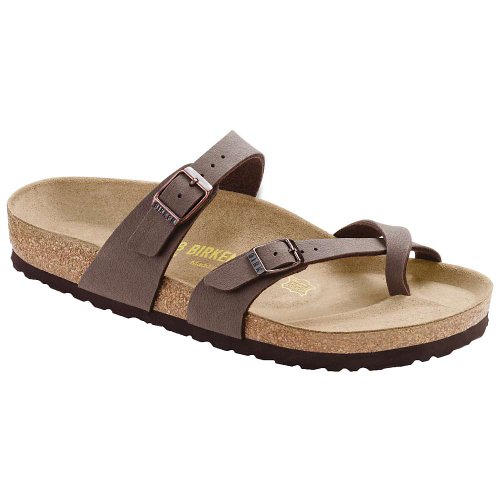 Birkenstock Classic Mayari Birko-Flor Unisex-Erwachsene Zehentrenner, Mokka, 38 M EU von Birkenstock