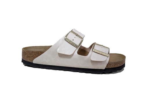 Birkenstock Damen Arizona Leo Eggshell, Synthetics Sandale, 41 EU Birkenstock Damen Arizona Leo Eggshell, Synthetics Sandale, 41 EU von BIRKENSTOCK