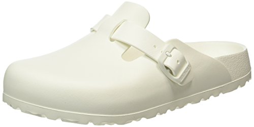 Birkenstock Damen Boston Eva Clogs, Weiß (White), 39 EU Schmal von BIRKENSTOCK